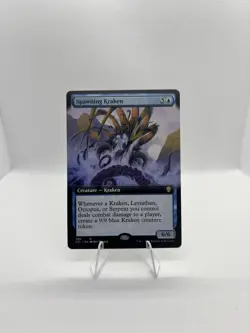 Spawning Kraken Commander 2021 Rare Blue Creature Regular MTG #033/081 - Image 1