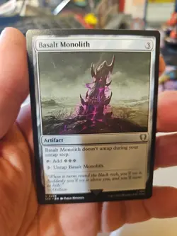 MTG - The Lord of the Rings - Basalt Monolith - NM - NF - Image 1