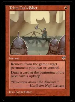 MTG Telim'Tor's Edict LP Light Play Mirage [4990] - Image 1