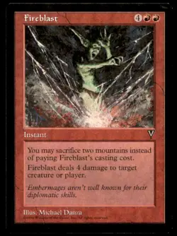 Fireblast LP Light Play Jace vs Chandra MTG [8039] - Image 1