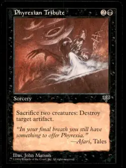 MTG Phyrexian Tribute LP Light Play Mirage [4830] - Image 1