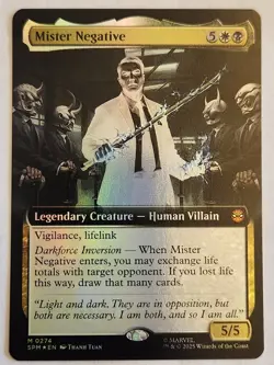 Mister Negative (Extended Art) Marvel's Spider-Man Foil Mythic NM+ - Image 1