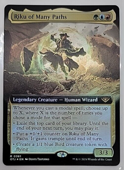 Riku of Many Paths - FOIL EXTENDED ART 0361 - Outlaws of Thunder Junction - MTG - Image 1