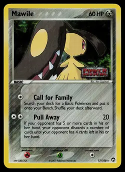 Pokemon Card - Mawile Power Keepers 17/108 Rare Reverse Holo Stamped - Image 1