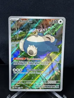Pokemon TCG Snorlax 051 SV Scarlet & Violet 151 Promo Card LP - Image 2