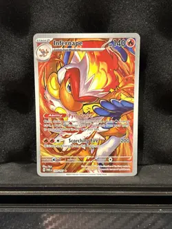 Pokemon Card Infernape 173/167 Twilight Masquerade Illustration Rare Near Mint - Image 1