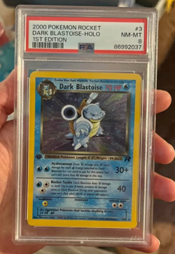 2000 Pokemon rocket dark blastoid Holo first edition - Image 1