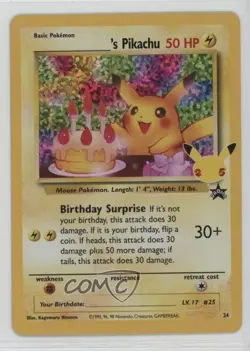 _____'s Pikachu (Wizards Black Star Promo) Pokemon Celebrations #24 - Image 1