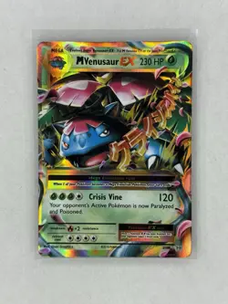 Pokemon TCG M Venusaur EX Ultra Rare Full Art Holo 2/108 Evolutions 2016 NM/M - Image 1