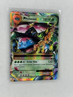 Pokemon TCG M Venusaur EX Ultra Rare Full Art Holo 2/108 Evolutions 2016 NM/M - Image 2