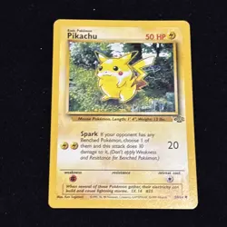 Pokemon Card Pikachu Jungle 60/64 WOTC Card Unlimited NM STRONG CARD - Image 1