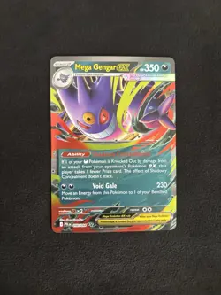 Mega Gengar ex 056/094 Me02: Phantasmal Flames Holo Pokemon TCG -NM - Image 1