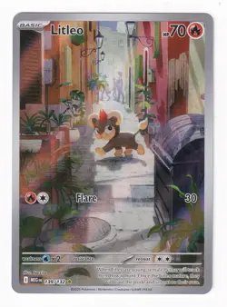 Litleo 139/132 - Mega Evolution - NM Illustration Rare - Pokemon TCG - Image 1