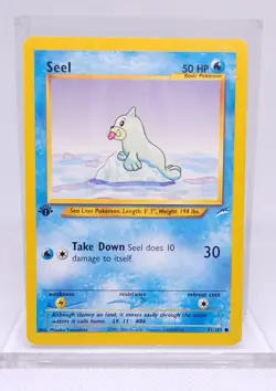 Pokemon 1st Edition Seel 81/105 Neo Destiny WOTC - Image 1