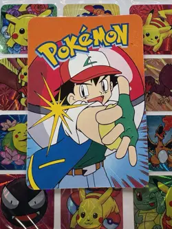 Pokemon 151 Vintage Pocket Monsters Vending HOLO Prism Sticker 2000 Nintendo - Image 4