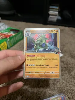Tyranitar Pokemon Center Exclusive Small Crease In Upper Edge - Image 1