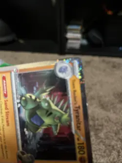 Tyranitar Pokemon Center Exclusive Small Crease In Upper Edge - Image 3