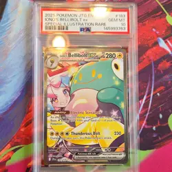 Pokemon Iono's Bellibolt EX 183/159 Journey Together Special Illustration PSA 10 - Image 1
