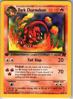 Dark Charmeleon - 32/82 - Team Rocket First Edition - Uncommon - Pokemon - NM - Image 1