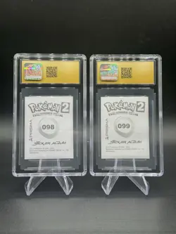 Lugia And Ho-Oh Pokemon Evolutions Metal Vol. 2 Prisma Stickers CGC Pristine 10 - Image 2
