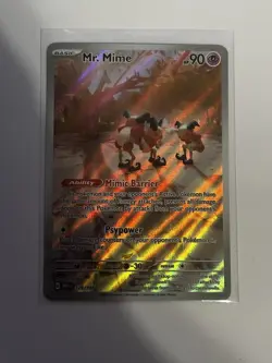 Mr. Mime 179/165 - Pokemon TCG Scarlet & Violet 151 Illustration Rare - Image 1
