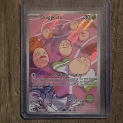 Pokemon Exeggcute 192/191 Sv08: Surging Sparks Illustration Rare Holo 30 HP - Image 1