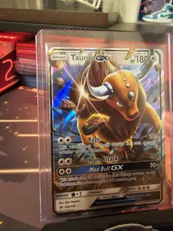 Tauros GX 100/149 - Sun & Moon Base Set Full Art Holo - Pokemon TCG 2017 - Image 3