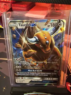 Tauros GX 100/149 - Sun & Moon Base Set Full Art Holo - Pokemon TCG 2017 - Image 4