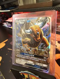 Tauros GX 100/149 - Sun & Moon Base Set Full Art Holo - Pokemon TCG 2017 - Image 5