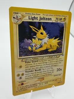 Pokemon Light Jolteon Neo Destiny Uncommon LP+ #48/105 Regular - Image 2