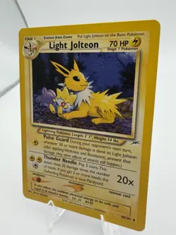 Pokemon Light Jolteon Neo Destiny Uncommon LP+ #48/105 Regular - Image 3