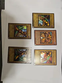 Yu-Gi-Oh! Exodia the Forbidden One Complete Set LOB Ultra Rare Original Vintage - Image 1