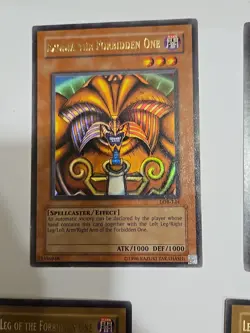 Yu-Gi-Oh! Exodia the Forbidden One Complete Set LOB Ultra Rare Original Vintage - Image 3