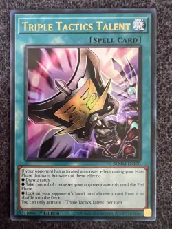 Yugioh Triple Tactics Talent BLMM-EN170 Ultra Rare 1st Edition NM - Image 1