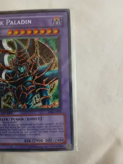 1996 Yu-Gi-Oh #DMG-001 "Dark Paladin" Secret Rare Limited Edition 98502113 - Image 2