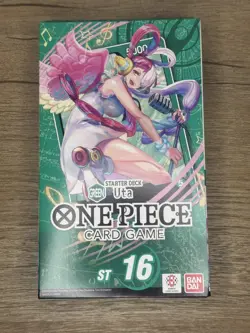 One Piece TCG English: Starter Deck -Green Uta- [ST16] Starter Deck only no PRB - Image 1