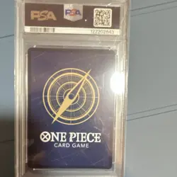 Bandai One Piece OP12 Marshall D. Teach 3rd Anniversary-Gold Holo PSA 10 - Image 3