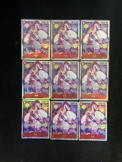 2025 One Piece TCG S-Chinese EB03-003 SR Uta Special Alt Art Lot*9 LU57 - Image 1