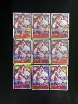 2025 One Piece TCG S-Chinese EB03-003 SR Uta Special Alt Art Lot*9 LU57 - Image 2