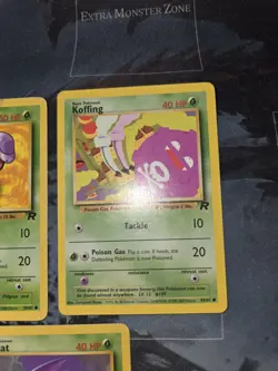 Team Rocket 3 Card Lot Ekans, Koffing, Zubat Pokemon Vintage - Image 3