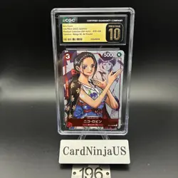 CGC PRISTINE 10 Nico Robin ST01-008 C 25th Edition Parallel ONE PIECE Card Game - Image 1