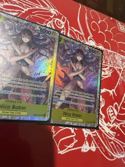 Bandai One Piece CCG EB03 Nico Robin SR Foil Card Lot (3 Card Playset) - Image 3