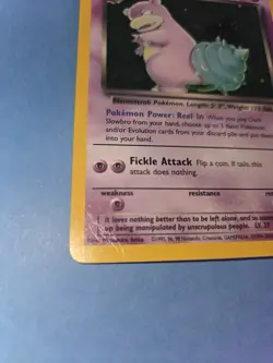 Dark Slowbro Holo 12/82 Team Rocket Vintage Pokemon Card WOTC – Damaged - Image 3