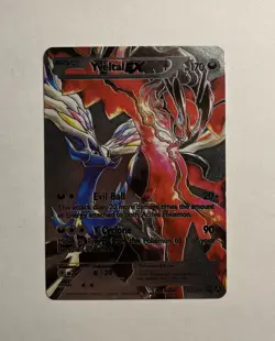 Yveltal EX Silver Foil Fan Art Vinyl Collector Pokemon Card XY150a - Image 1
