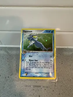 Vaporeon 6/17 POP Series 3 Promo Pokemon Card Holo Foil Rare Swirl Near Mint - Image 1