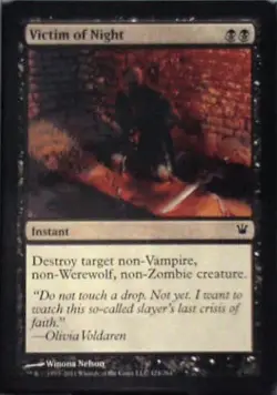 Victim of Night - Innistrad: #124, Magic: The Gathering Nm C271 - Image 1