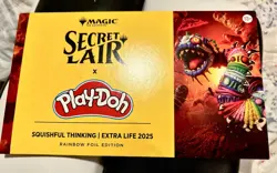 Magic: The Gathering Secret Lair Play-Doh Extra Life 2025 Rainbow Foil Box 4 Ca… - Image 1