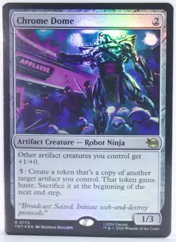Chrome Dome [New, Near Mint] *Foil* {TMNT MTG} - Image 1