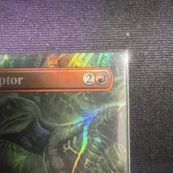 Hunting Velociraptor (Borderless) Foil - Universes Beyond: Jurrasic World (REX) - Image 4