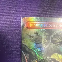 Hunting Velociraptor (Borderless) Foil - Universes Beyond: Jurrasic World (REX) - Image 5